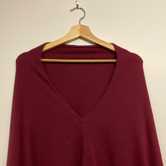 Caroline Grace Old Money Cashmere Blend Pink Color Block Shawl One Size - Picture 3 of 4